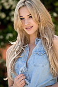 Sophia Knight strips out of her denim shorts and shirt