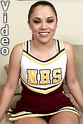 Kristinarose in her cheerleader outfit