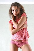 teen Dachuki strips off on the bed