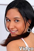 Tia Cyrus bends over and power fucks her tight teen pussy