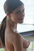 Caprice gets naked doing yoga