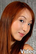 Delicate Asian beauty strips naked and teases her sensitive clit
